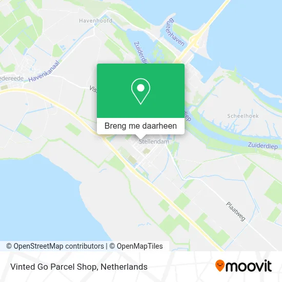 Vinted Go Parcel Shop kaart