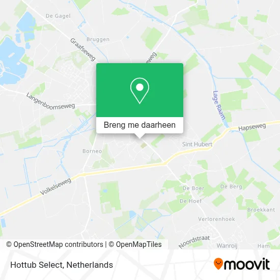 Hottub Select kaart
