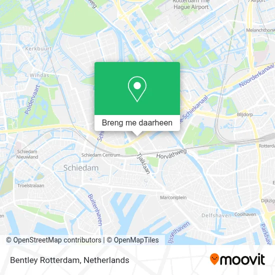 Bentley Rotterdam kaart