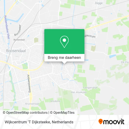 Wijkcentrum 'T Dijksteeke kaart
