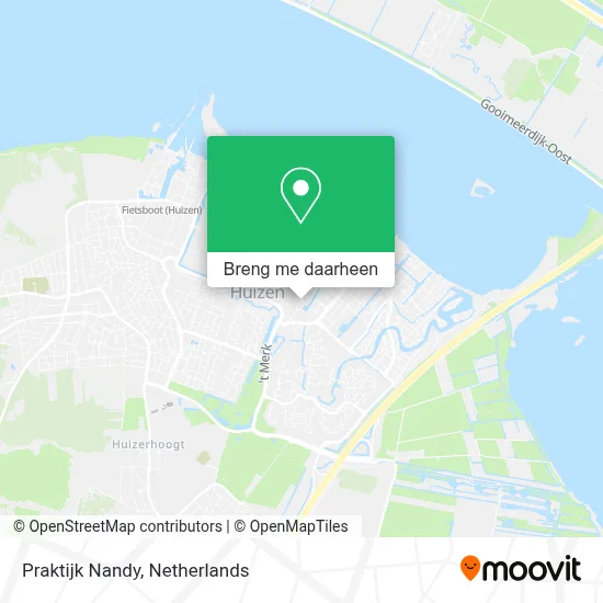Praktijk Nandy kaart