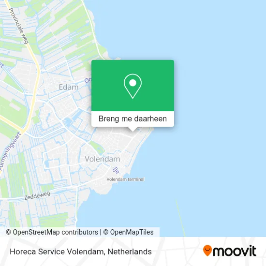 Horeca Service Volendam kaart