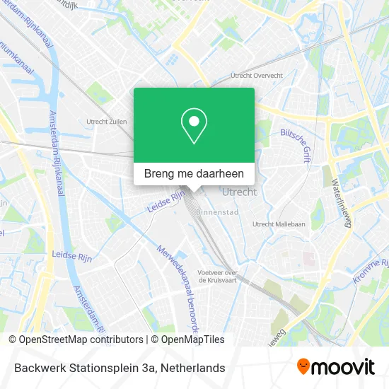 Backwerk Stationsplein 3a kaart