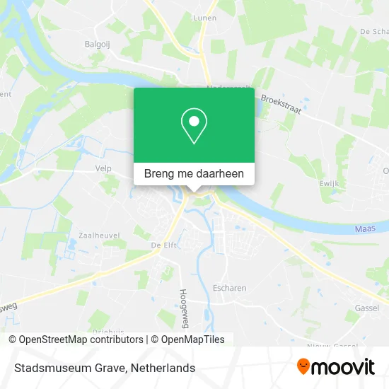 Stadsmuseum Grave kaart
