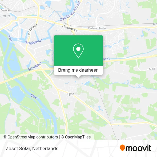 Zoset Solar kaart