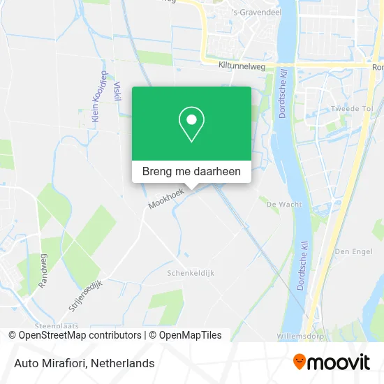 Auto Mirafiori kaart