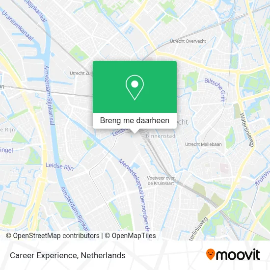 Career Experience kaart