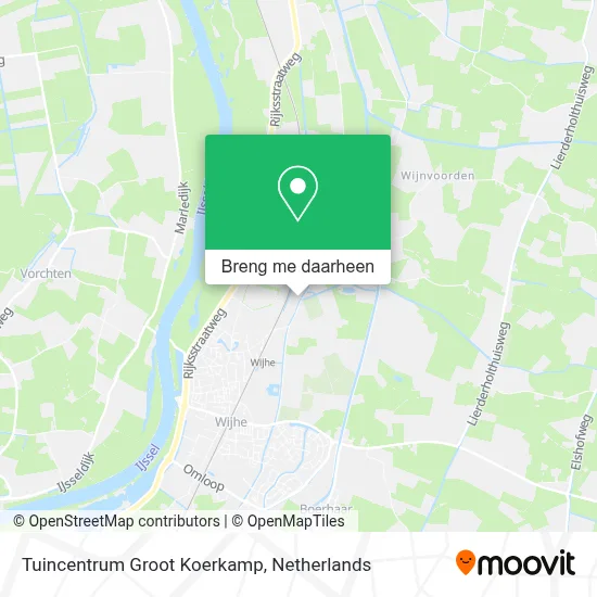 Tuincentrum Groot Koerkamp kaart