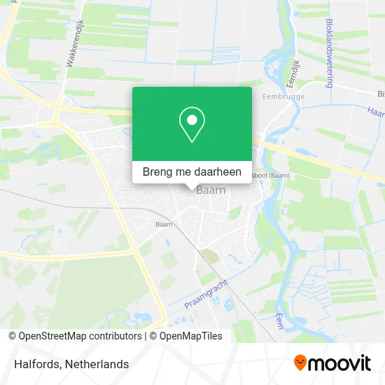 Halfords kaart
