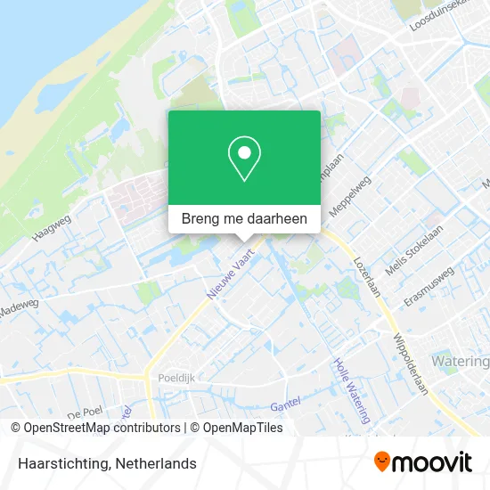 Haarstichting kaart