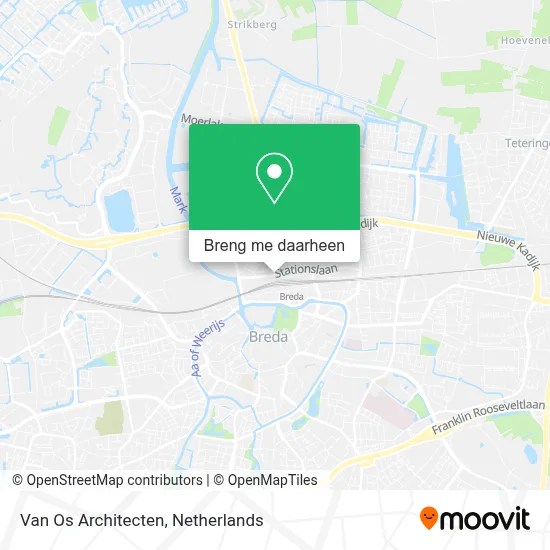 Van Os Architecten kaart