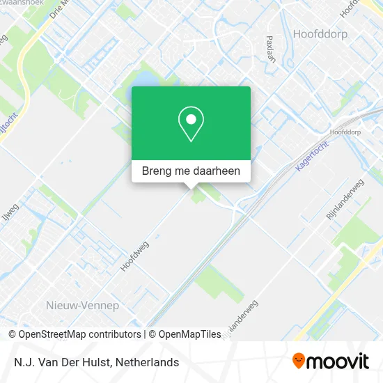 N.J. Van Der Hulst kaart