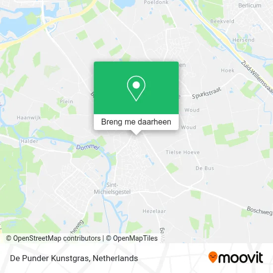 De Punder Kunstgras kaart
