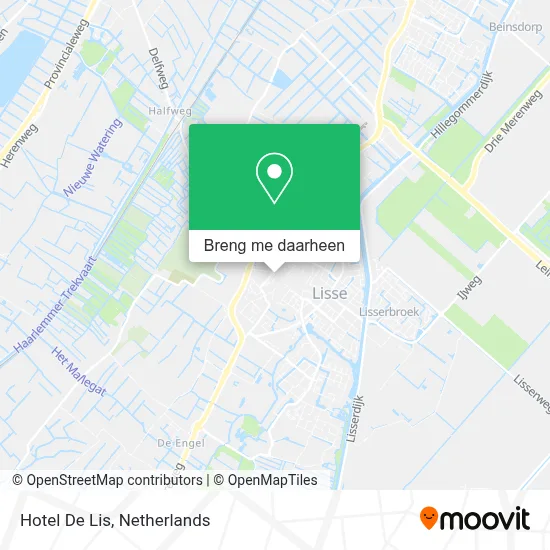 Hotel De Lis kaart