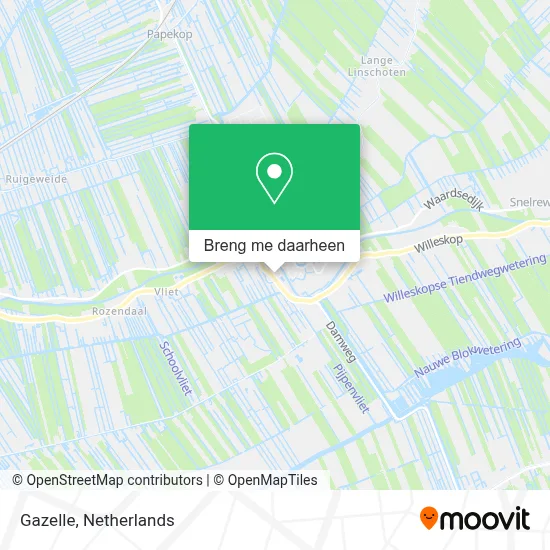 Gazelle kaart