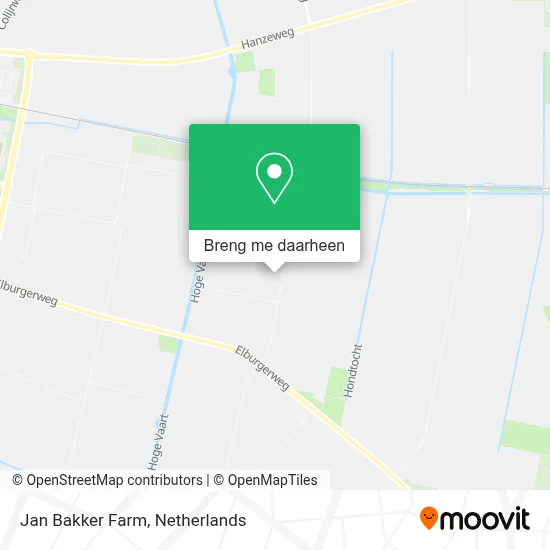 Jan Bakker Farm kaart