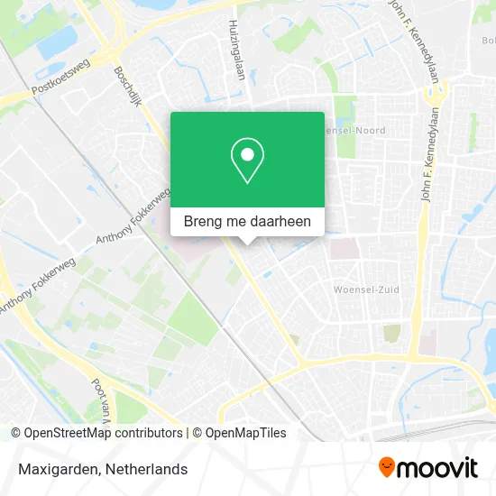 Maxigarden kaart