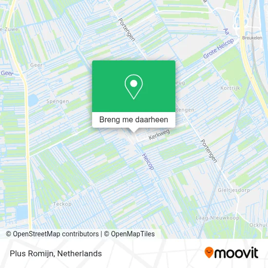 Plus Romijn kaart