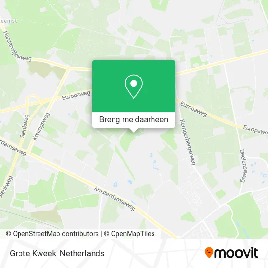Grote Kweek kaart