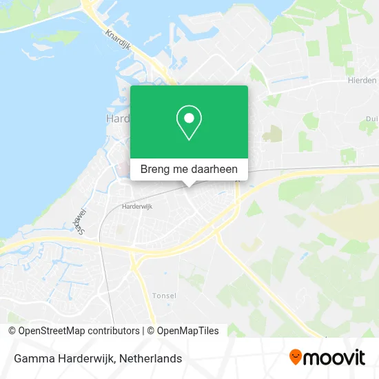 Gamma Harderwijk kaart