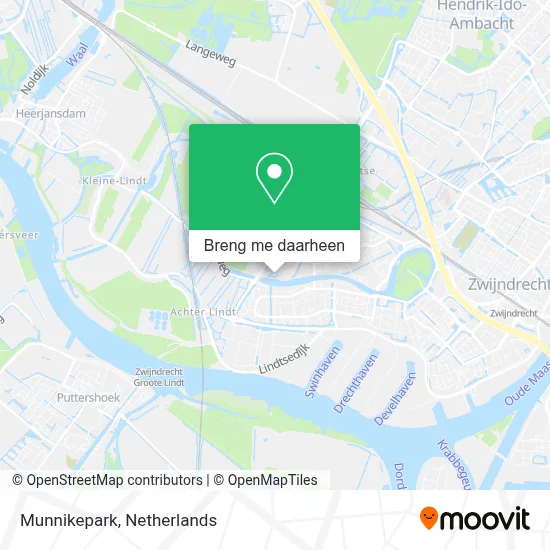 Munnikepark kaart