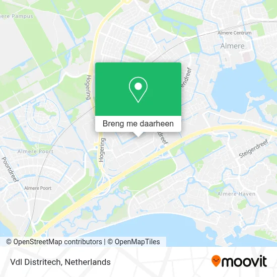 Vdl Distritech kaart