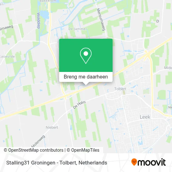 Stalling31 Groningen - Tolbert kaart