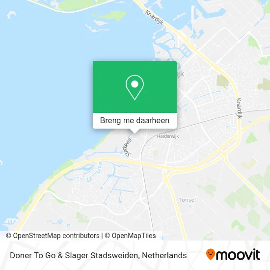 Doner To Go & Slager Stadsweiden kaart