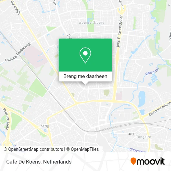 Cafe De Koens kaart