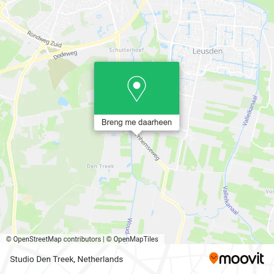 Studio Den Treek kaart