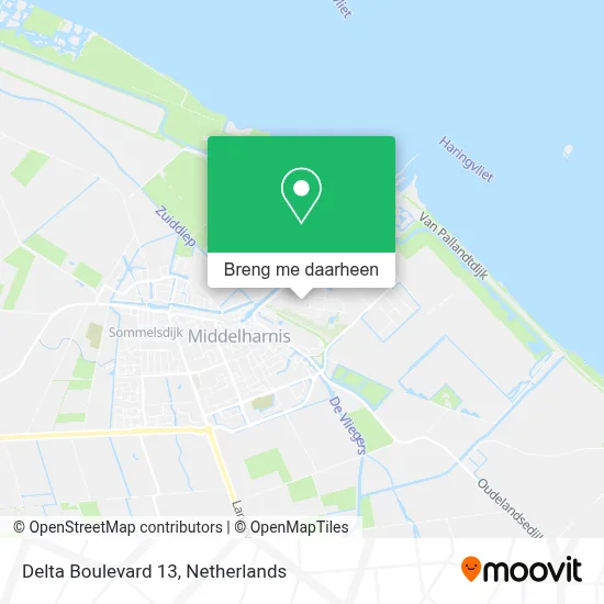 Delta Boulevard 13 kaart