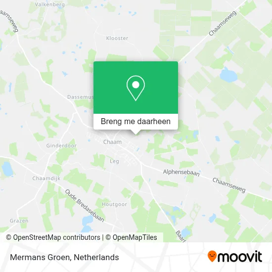 Mermans Groen kaart