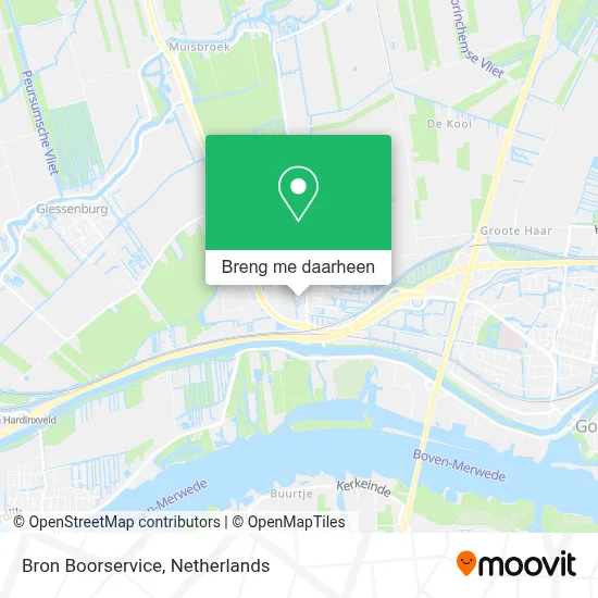 Bron Boorservice kaart