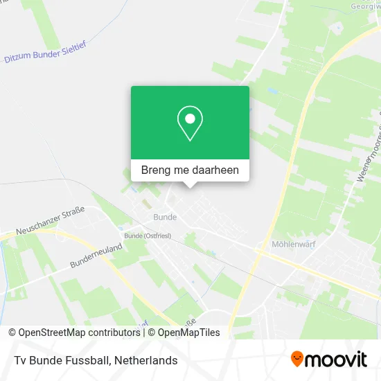 Tv Bunde Fussball kaart