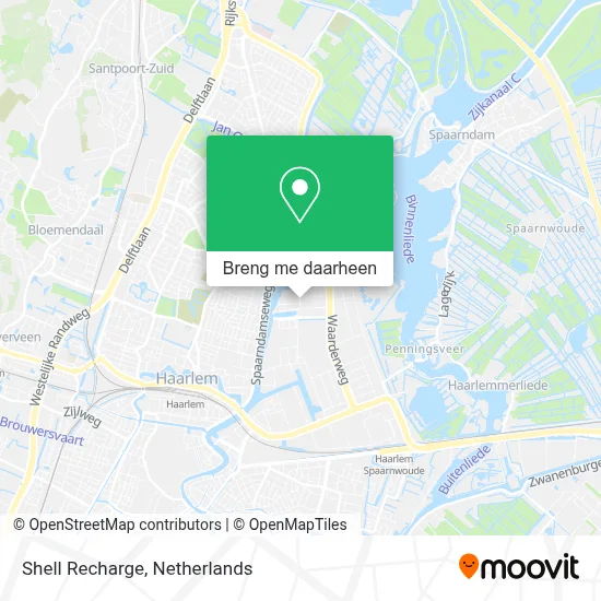 Shell Recharge kaart