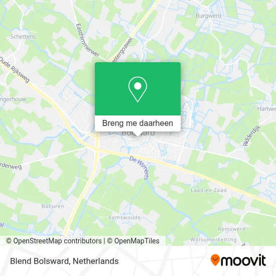 Blend Bolsward kaart