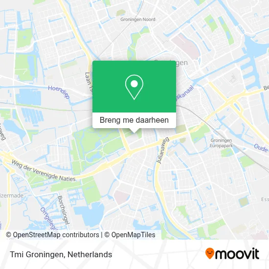 Tmi Groningen kaart