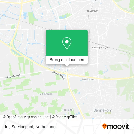 Ing-Servicepunt kaart