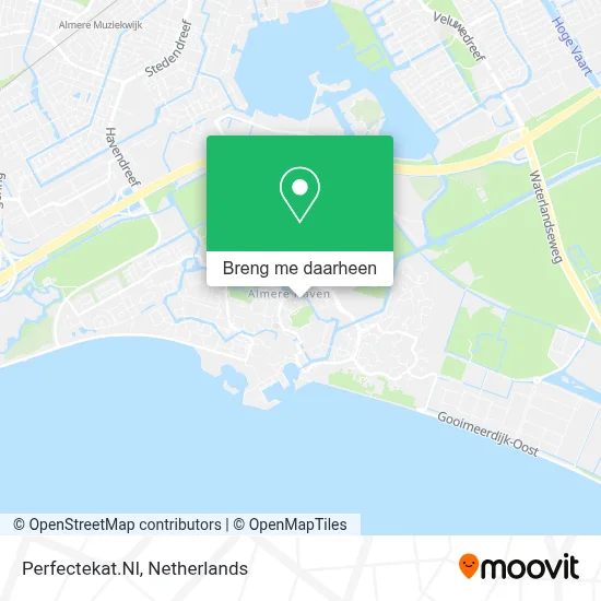 Perfectekat.Nl kaart
