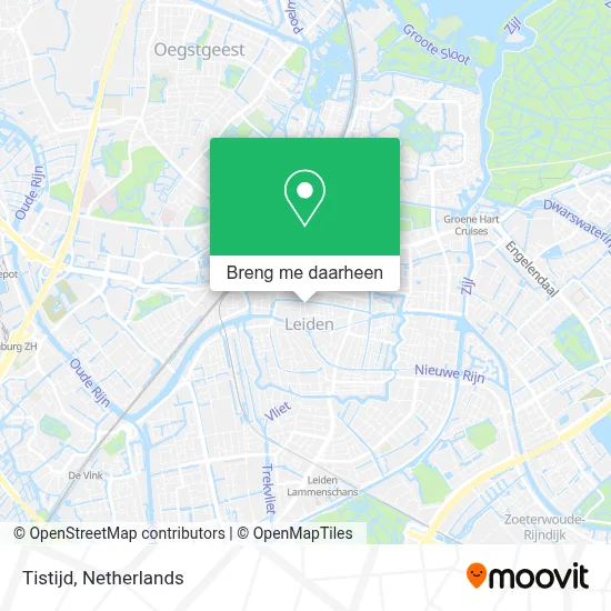 Tistijd kaart