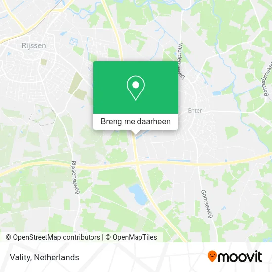 Vality kaart