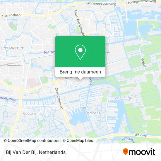 Bij Van Der Bij kaart