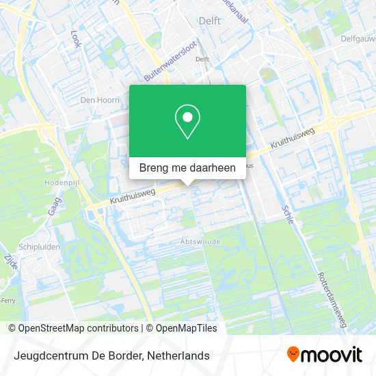 Jeugdcentrum De Border kaart