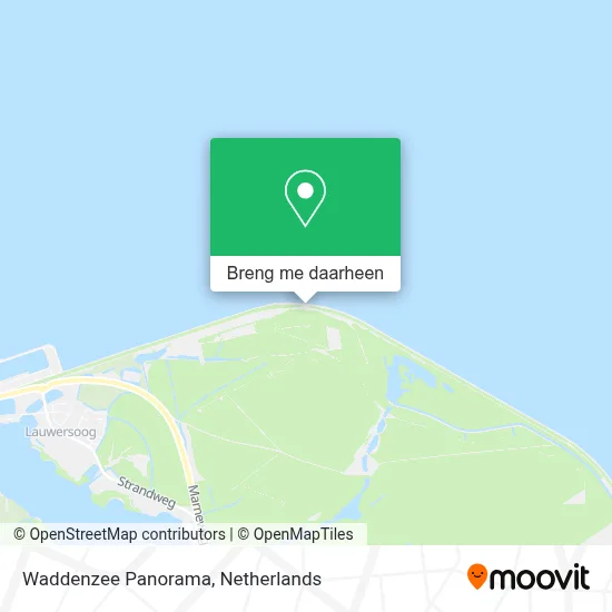 Waddenzee Panorama kaart