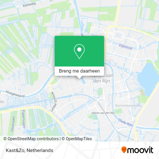 Kast&Zo kaart