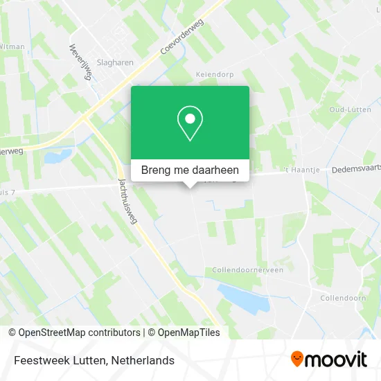 Feestweek Lutten kaart