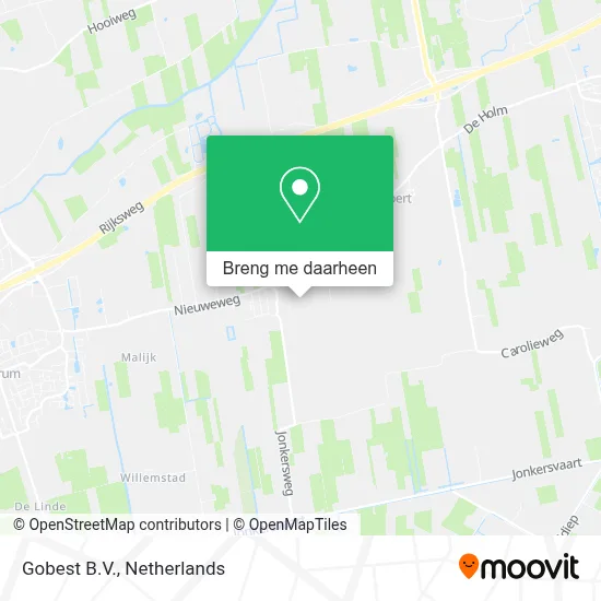 Gobest B.V. kaart