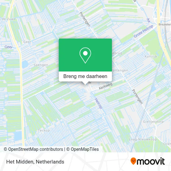 Het Midden kaart