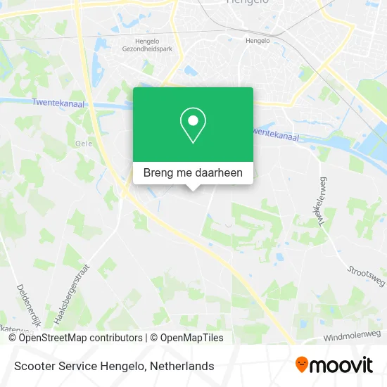 Scooter Service Hengelo kaart