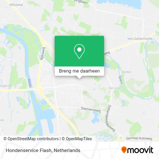 Hondenservice Flash kaart